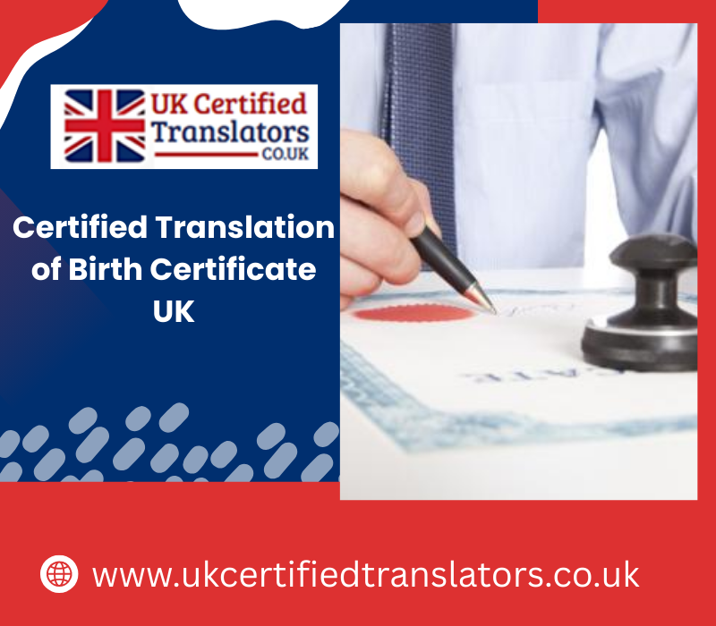 Birth Certificate Translation UK