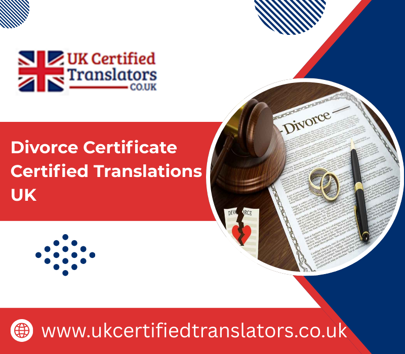 Divorce Certificate Translation UK
